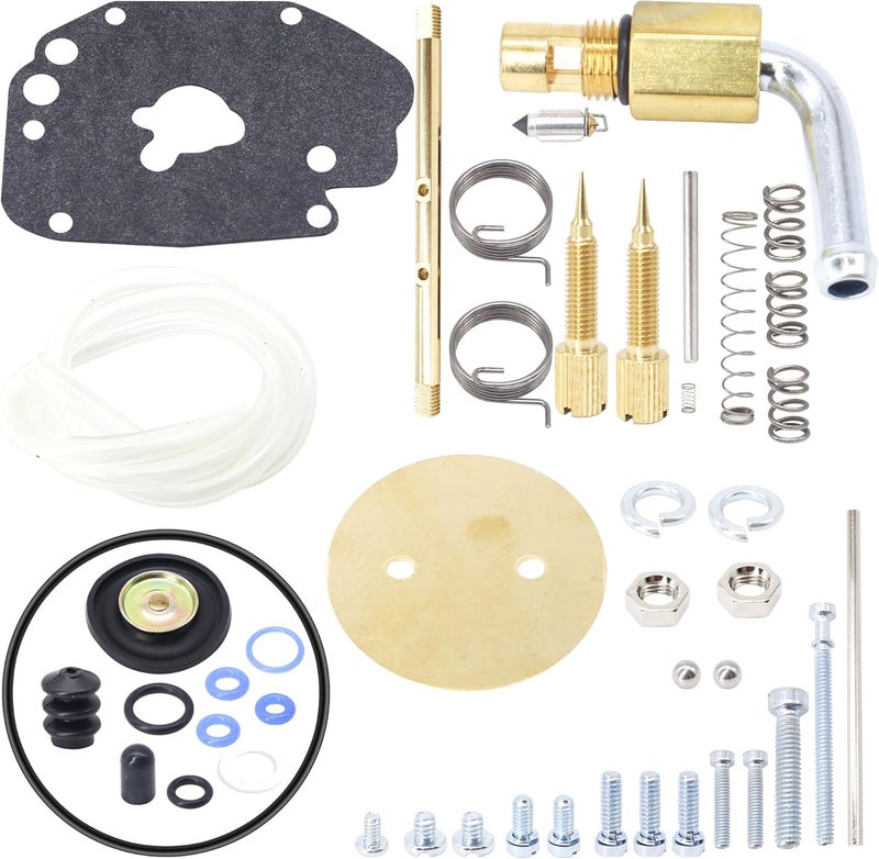 OXCANO Carburetor Carb Rebuild Kit Compatible With S&S Master Super E Carb Carburetor Rebuild Repair Kit Replacement Gaskets O-rings Replaces Replaces# 11-2923 Carburetor Rebuild Kit - Image 1